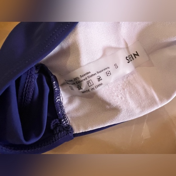 Bathing Suit Tops For Women shein bathing suit top that cover shoulders Size S - Picture 7 of 9